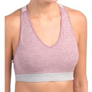 Colorblock sports bra